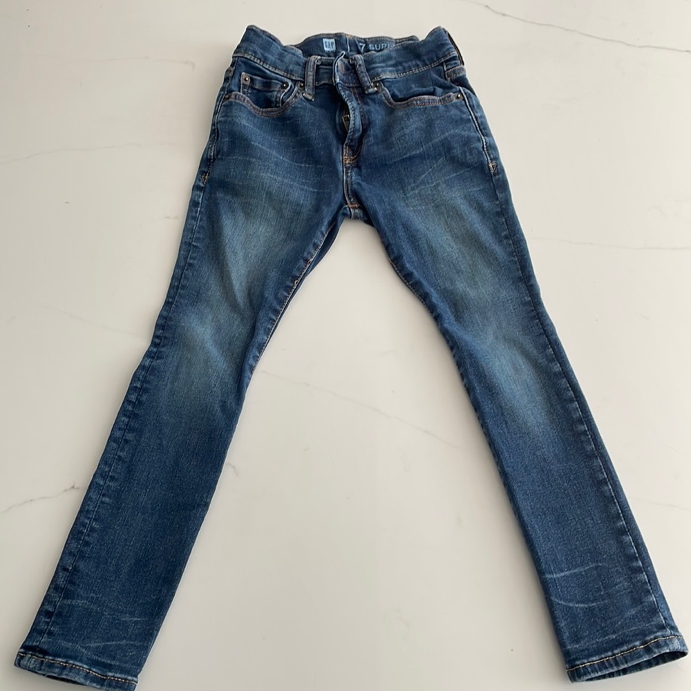 Gap Kids Super Skinny Boys Jeans. Dark Wash.
